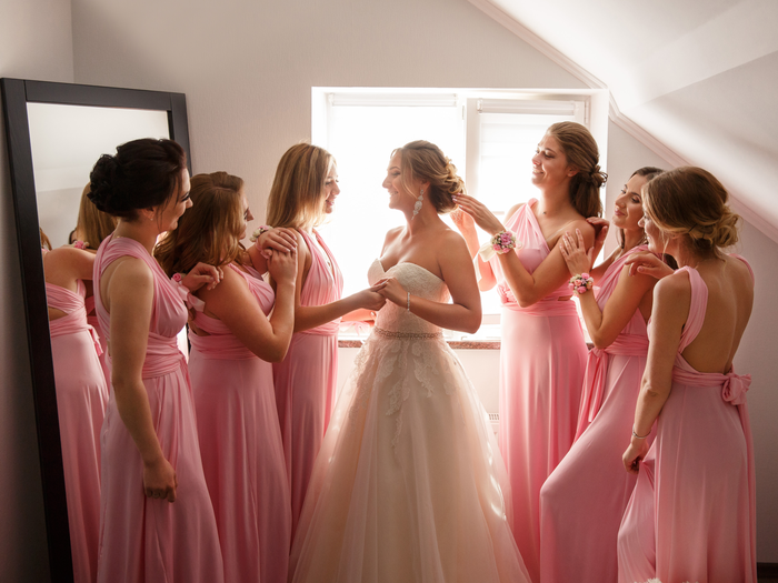 bridesmaids wedding