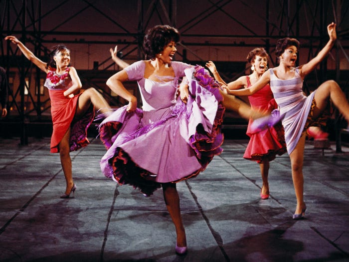 Rita Moreno in 1961 West Side Story