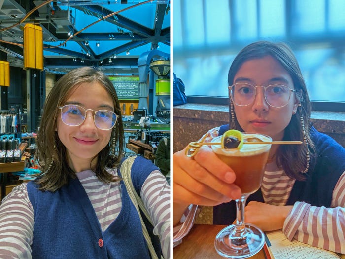 The author inside the Starbucks Roastery in Milan