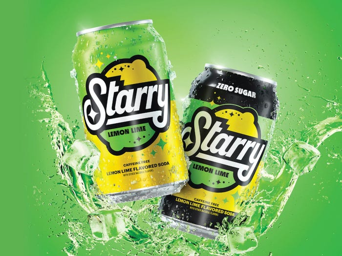 PepsiCo's newStarry lemon-lime soda