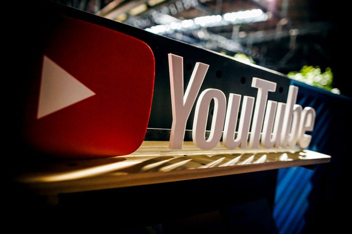 Photo of the YouTube Logo