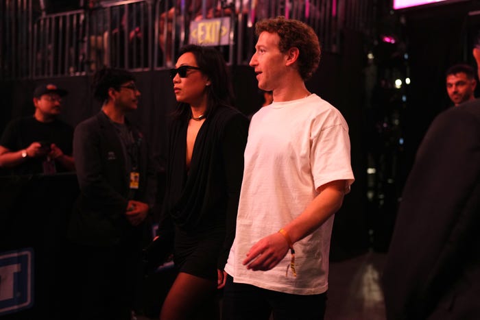 Priscilla Chan and Mark Zuckerberg.