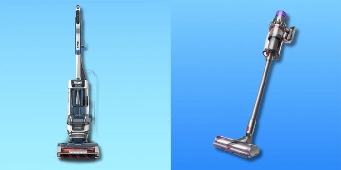 side by side of two vacuums