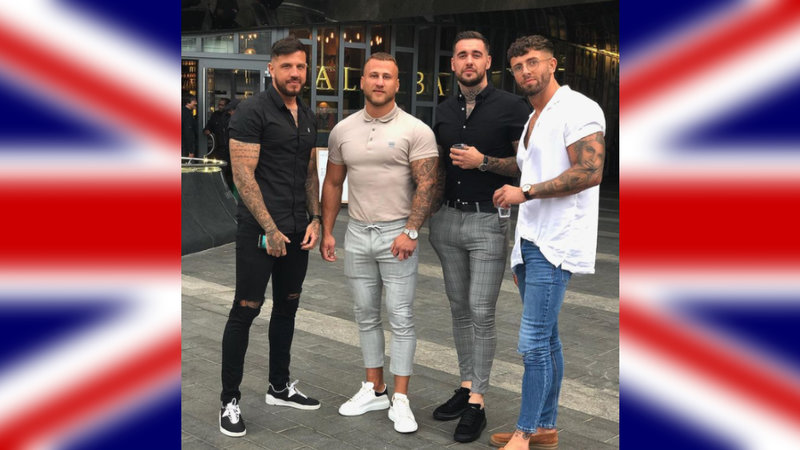 4 Lads In Jeans meme.