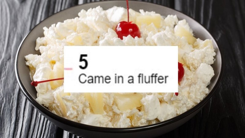 fluff 5 came in fluffer