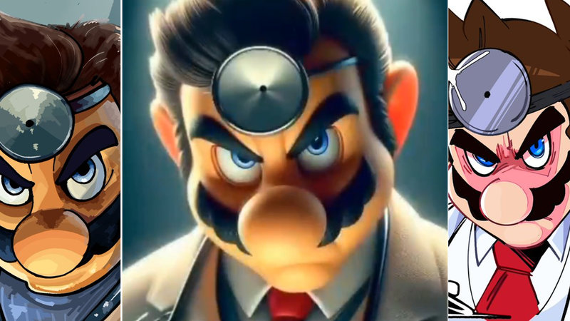 Angry Dr. Mario / Dr. Mario's Origin Story AI Video