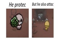 He Protec but He Also Attac