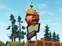 fortnite burger meme