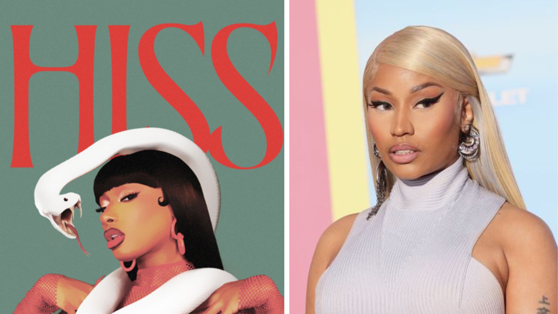 Megan Thee Stallion's 'Hiss' single and Nicki Minaj's picture 