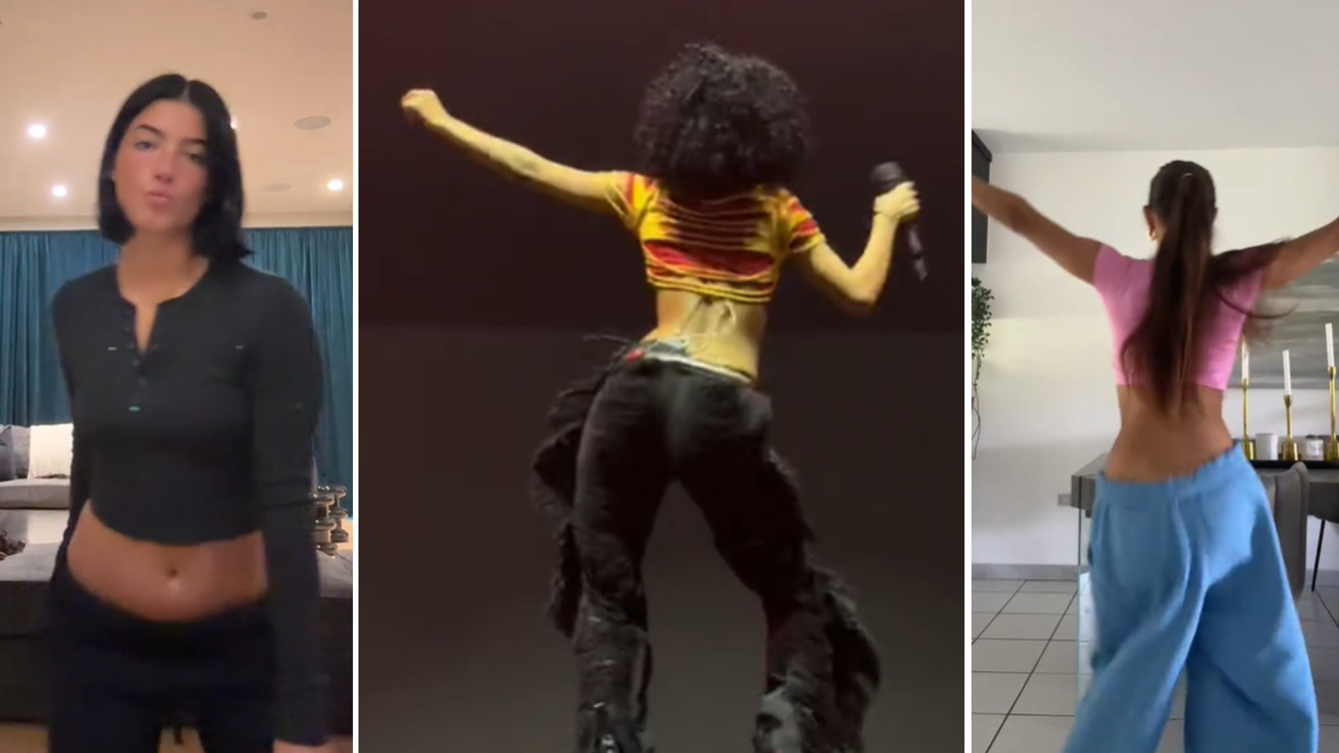 examples of tiktokers doing the Tyla dance trend