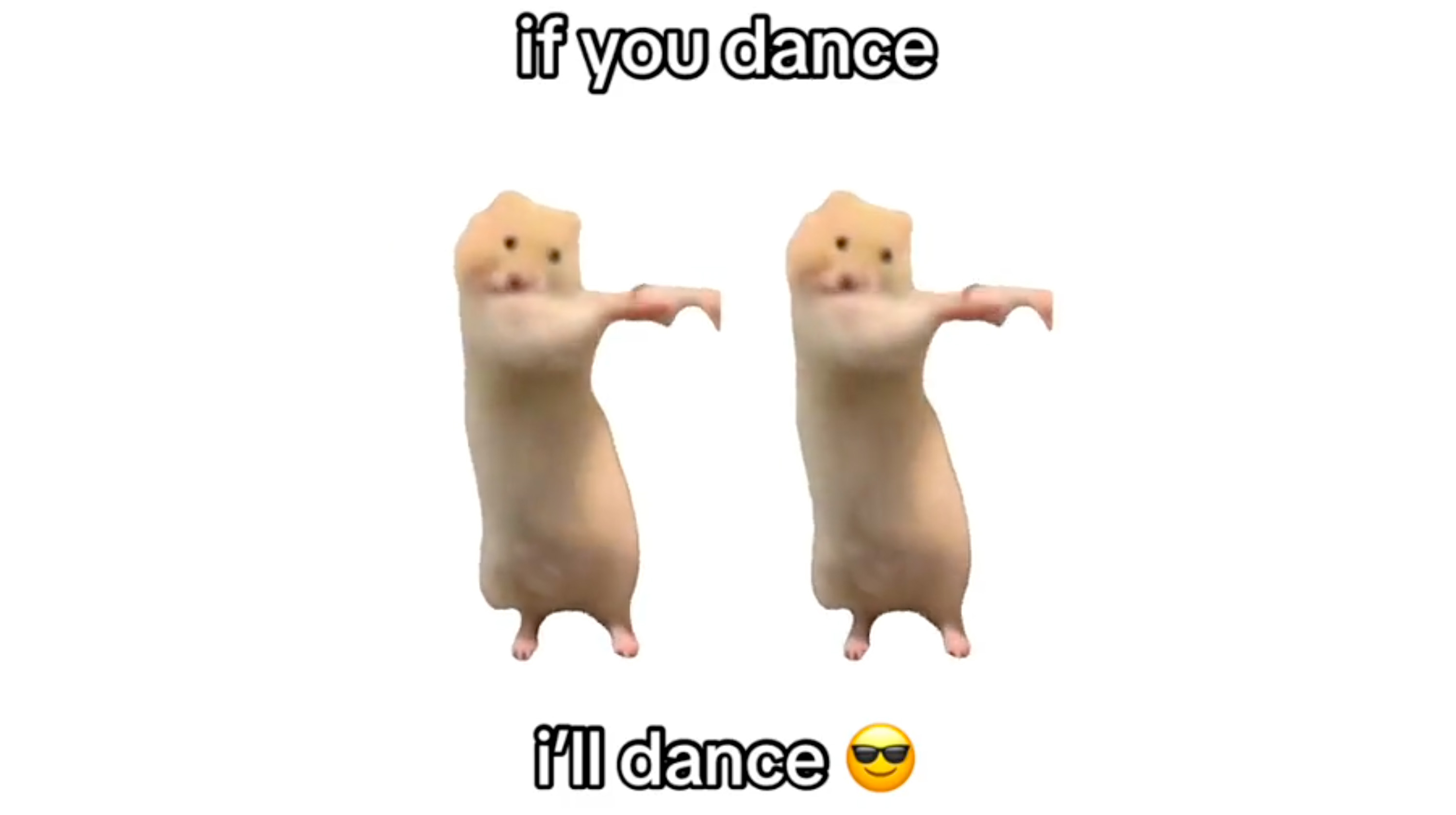 If You Dance I'll Dance meme.