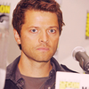 Actor Misha Collins at a Comic Con panel