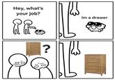 Hey, what's your job? im a drawer ?