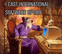 I CAST INTERNATIONAL SOFTWARE UPDATE