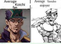 imgflip.com Average Koichi fan Average Yasuho enjoyer