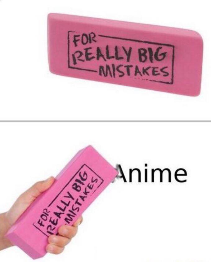 FOR REALLY BIG AMISTAKES のAnime