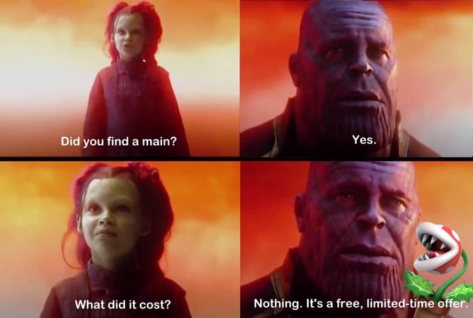 Yes Did you find a main? What did it cost? Nothing. It's a free, limited-time offer.