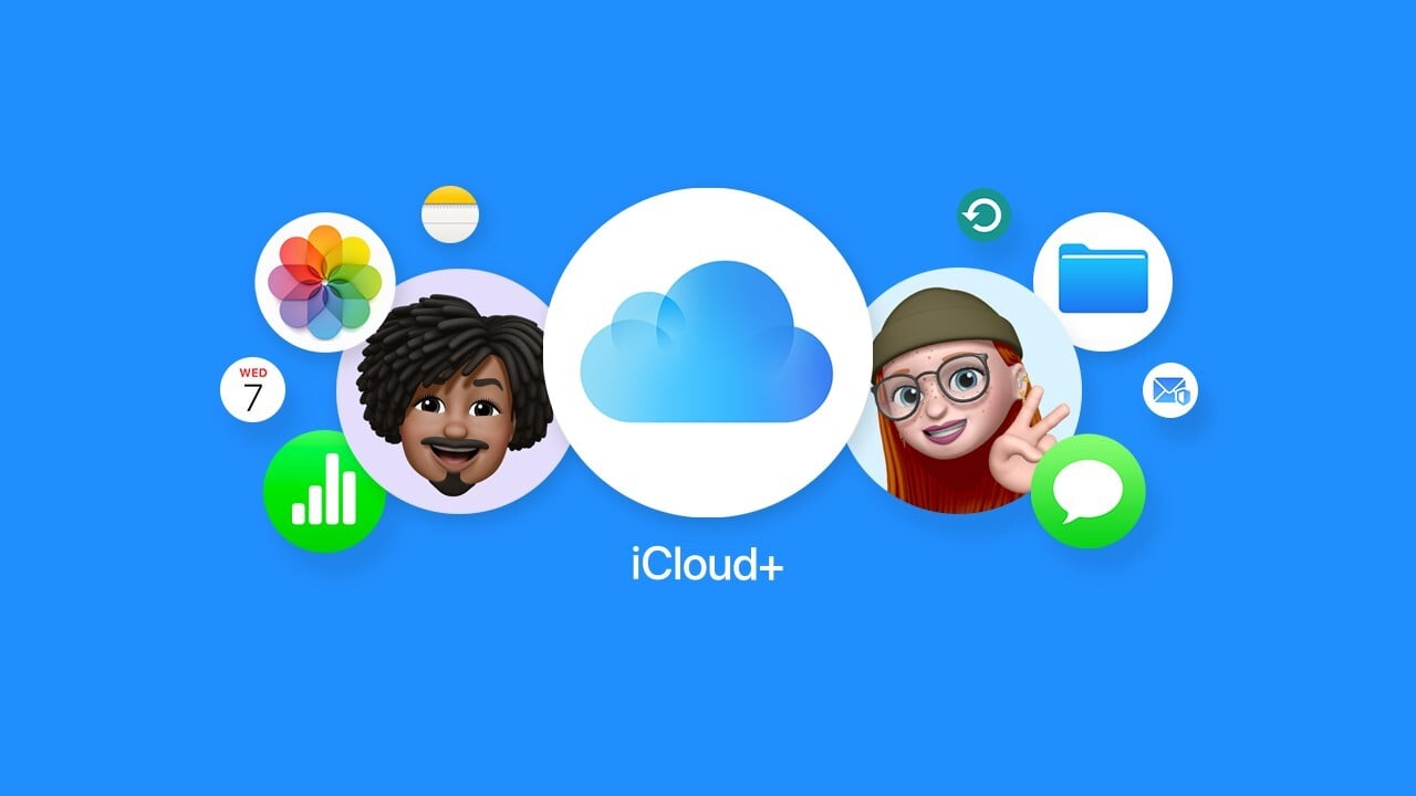 icloud+ cloud logo and apps