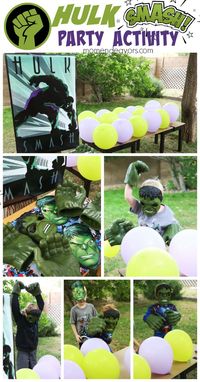 Hulk Smash Party Activity More