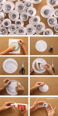 Diy Paper Craft Projects - Easy Paper Flower - Origami Rose