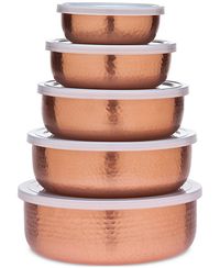 Godinger 5-Pc. Copper Storage Bowl Set