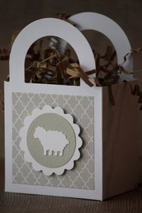 12x Little Lamb Favor Boxes Baby Shower by MyPrettyLittleParty, $12.00