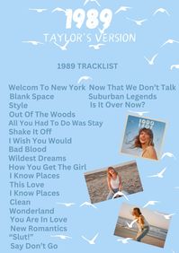 Tracklist for 1989 (TV)