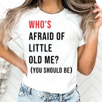 Who's Afraid Of Little Old Me? Shirt, You Should Be, Little Old Me Tee, TTPD Shirt, Tortured Shirt, I Cry A Lot Shirt, Fan Tee, Lyrics Shirt ❗ Notification : Please check our size chart as above carefully before choosing your size. 👕 PRODUCT DETAILS: - T-shirt: Made of soft cotton. - Hoodie: Made with a thick blend of cotton and polyester - Sweater: These garments are made from polyester and cotton. * Colors may appear slightly differently than the colors seen on your screen. * If you have any