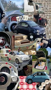 #collage #fiat #fiat500 #aesthetic