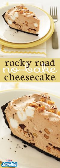 Rocky Road No-Bake Cheesecake