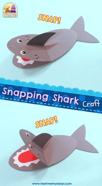 Snapping Shark Craft - Tea Time Monkeys