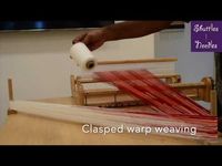 Clasped warp weaving - YouTube