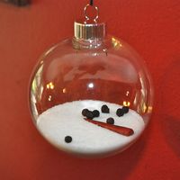 DIY Melted Snowman Ornament Tutorial