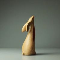 Duo Rabbit Sculpture 4 - Etsy