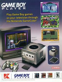 oldgamemags: The Gameboy Player for the Gamecube was actually pretty rad!  #gaming #ads