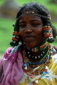 Africa | Portrait of a Kunama woman, Eritrea | Photographer ?