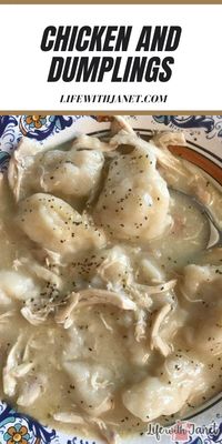 CHICKEN and DUMPLINGS