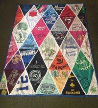 Turn your old favourite shirts into a T-shirt quilt! | Craft ...