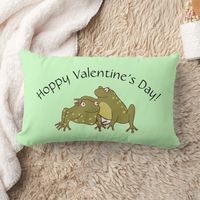 Happy Valentines Day Hoppy Frogs In Love