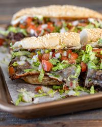 Mexican Chopped Cheese Sandwich - Chiles and Smoke