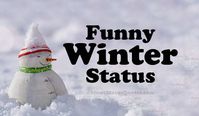 65+ Funny Winter Status, Captions & Funny Winter Quotes