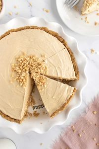 Peanut Butter Pie by The BakerMama