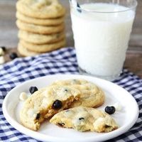 Lemon Blueberry Pudding Cookies