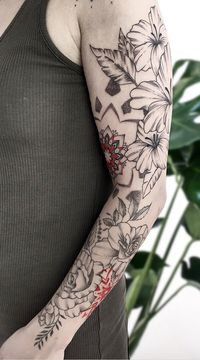 Can You Tell If It Is Fabric Or The Skin? These Colorful Sleeve Tattoos Will Blow Your Mind.  Stunning sleeve tattoos for both, men and women, that are perfect to complement your outfit.