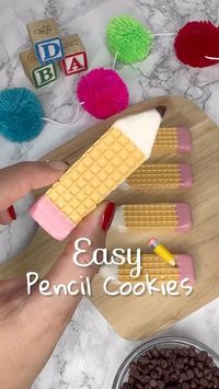 3-ingredient Pencil Cookies - Perfect for back to school These got over 40 million views the last time I posted them 🤯 Inspo: @youngwildmefamily Ingredients: - Wafer Cookies - Chocolate Chips - White Chocolate - Pink food color #backtoschool #backtoschoolcookies #pencilcookies #backtoschooltreats #cookies #easydessert #schooltreats #backtoschool2024