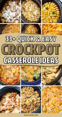 If you're looking for a new slow cooker recipe for lunch or dinner... check out these super tasty and easy to make crockport casserole recipe tutorials and ideas for inspiration to get started cooking!