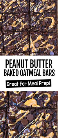 This easy chocolate peanut butter baked oatmeal recipe is a healthy breakfast recipe for the whole family #breakfast #recipe #healthy #chocolate #oatmeal #bakedoatmeal #bakedoats #healthybreakfast #peanutbutter