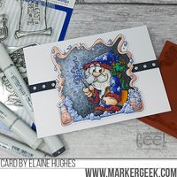 Cast a Spell Wizard Card featuring Dustin Pike Whimsy Stamps - Marker Geek