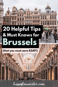 If you're visiting Brussels, Belgium, this list of Brussels Belgium travel tips are a must-read before your trip! Includes tips on where to stay in Brussels, what areas to avoid in Brussels, and other tips for saving money and staying safe.