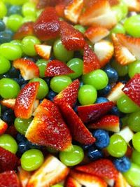 Fruit Salad with Honey Lime Dressing!